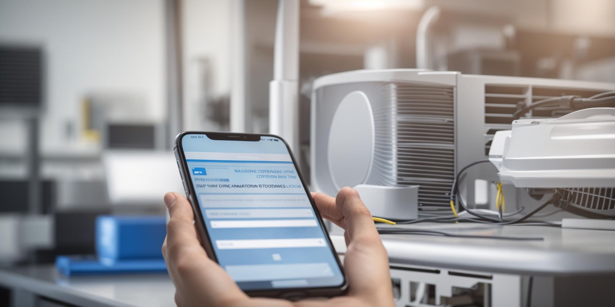 The JB Group website offering air conditioning services and contact information.