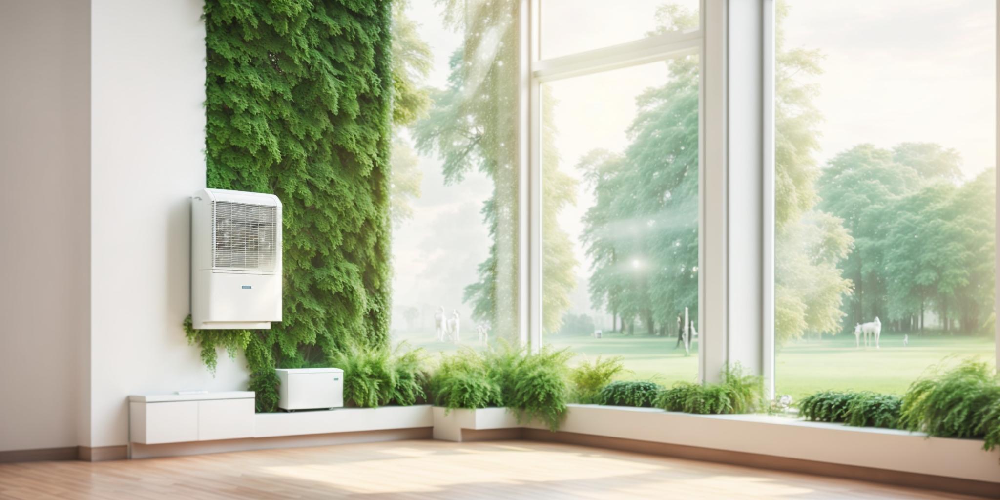 A modern air conditioning unit installed on a wall, providing cool relief in a hot climate.