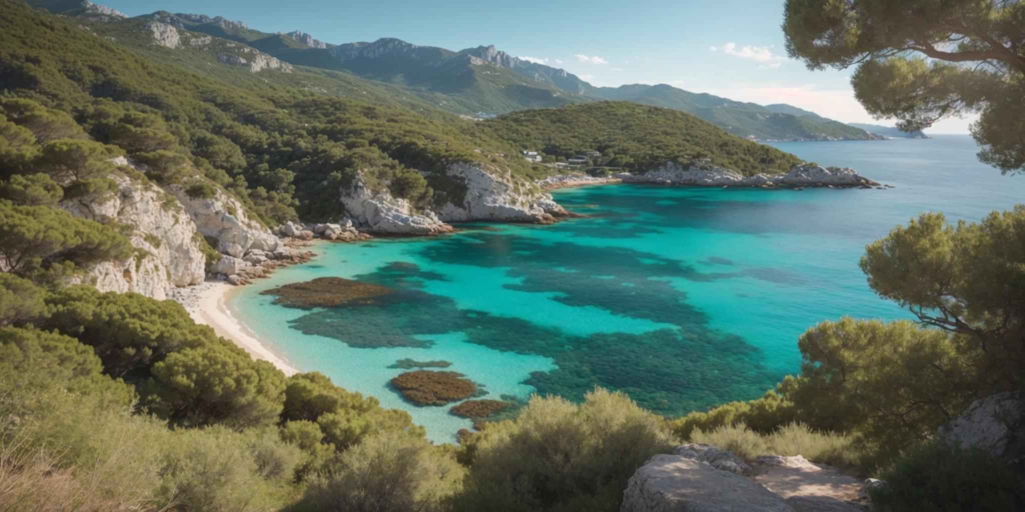 Vue imprenable sur la côte corse, symbolisant le confort et la sérénité d'un intérieur climatisé.