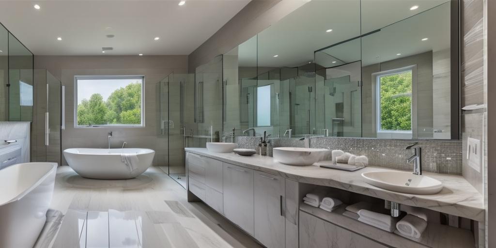 Estimation budgétaire rénovation salle de bain luxueuse avec matériaux haut de gamme en Corse