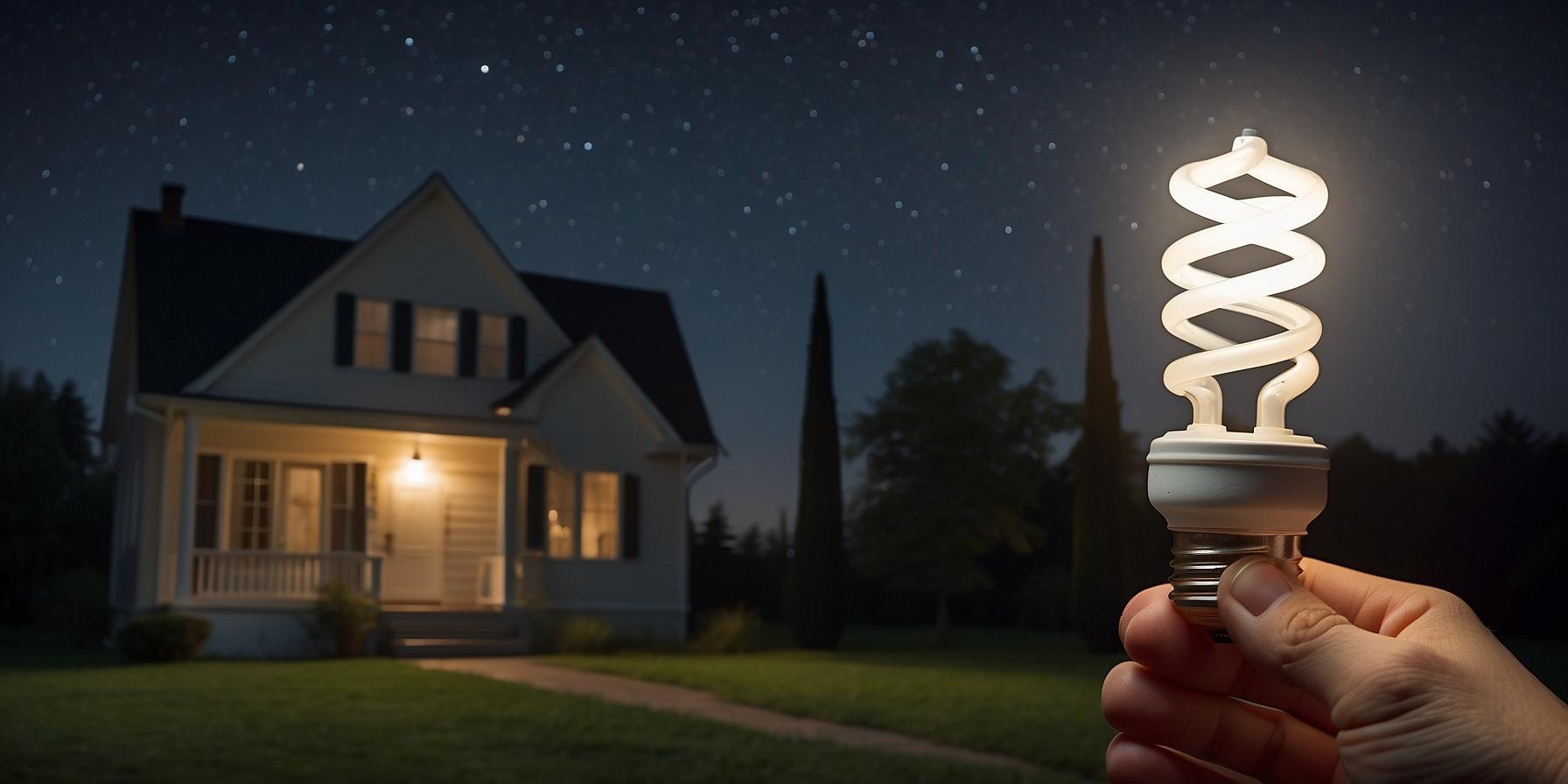 Comparing the cost of traditional and LED light bulbs for exterior lighting upgrades.
