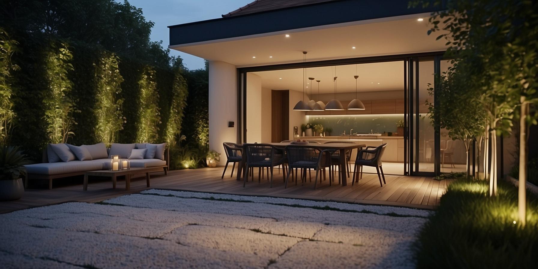 Éclairage extérieur : Idées pour jardin, terrasse, allée, façade. Ambiance zen, conviviale et sécurisée en Corse.