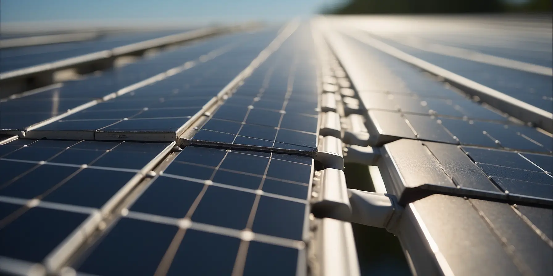 Détection d'une fissure mineure sur un panneau solaire lors de l'inspection.